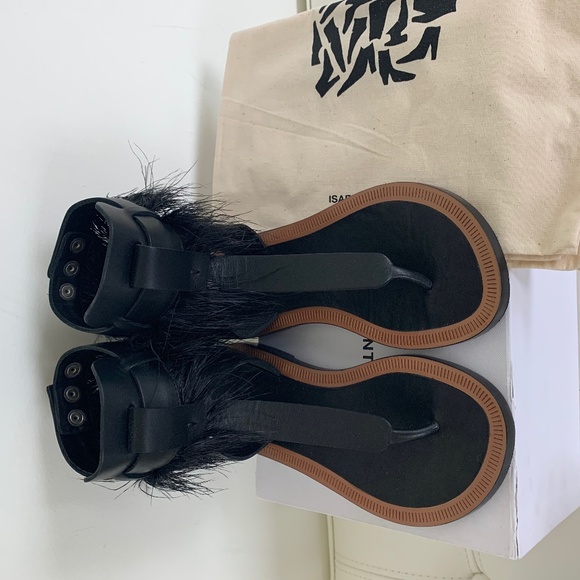 Isabel Marant Feather Sandals - Picture 1 of 4